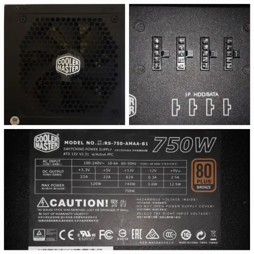 Fuente de Poder Cooler Master 750W — imagen 1