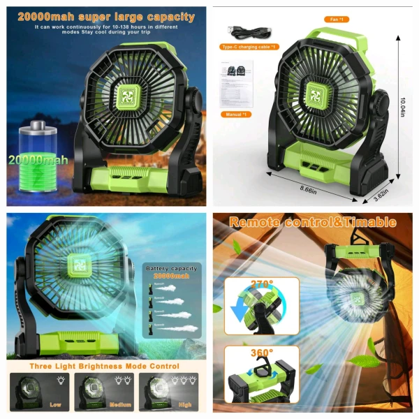 Ventilador recargable portátil's foto | Root Hardware PC |  BizneCubano