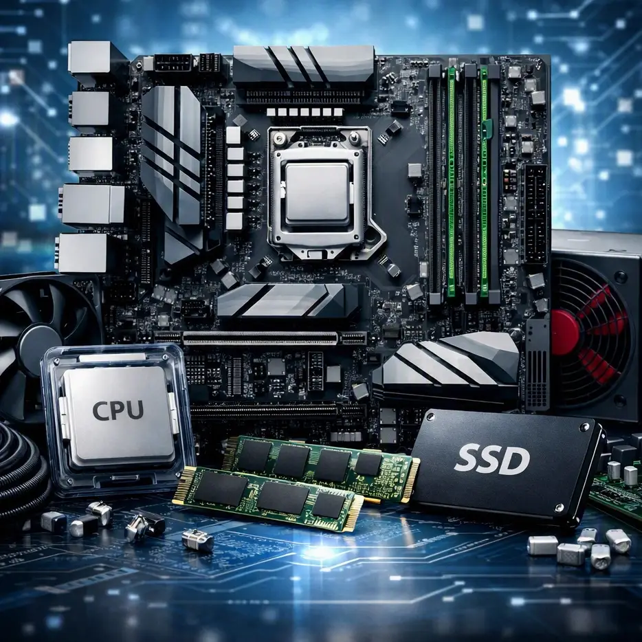 Imagen de Hardware y Componentes