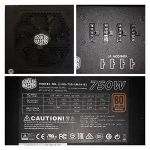 Fuente de Poder Cooler Master 750W miniatura 1